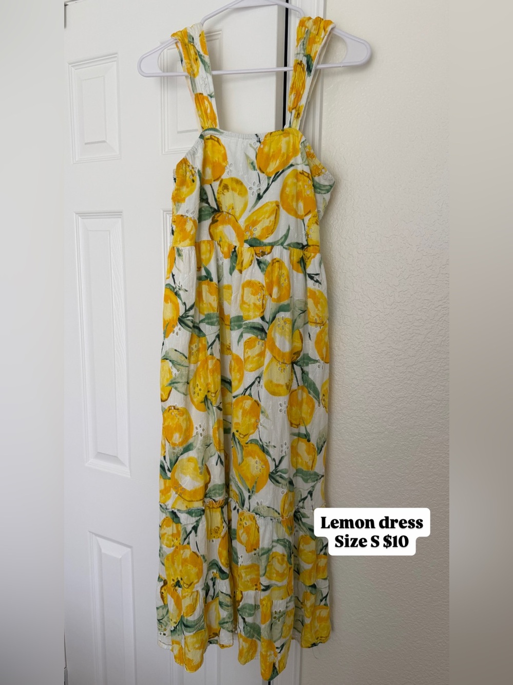 Women’s lemon midi dress